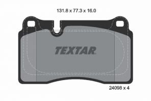 Textar 2409803 - Brzdové platničky -