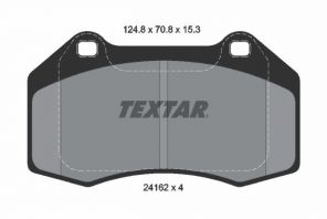 Textar 2416201 - Brzdové platničky -