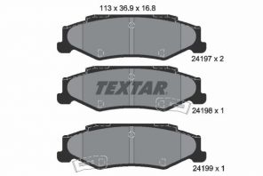 Textar 2419701 - Brzdové platničky -