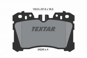 Textar 2424501 - Brzdové platničky -