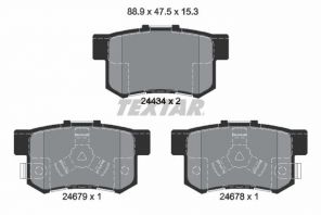 Textar 2443402 - Brzdové platničky -