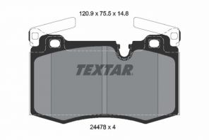 Textar 2447801 - Brzdové platničky -
