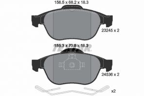 Textar 2453601 - Brzdové platničky -