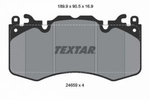 Textar 2465901 - Brzdové platničky -