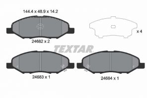 Textar 2468201 - Brzdové platničky -