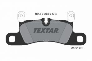 Textar 2472102 - Brzdové platničky -