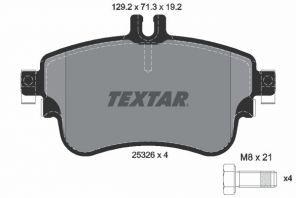Textar 2532601 - Brzdové platničky -