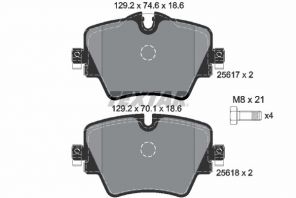 Textar 2561701 - Brzdové platničky -