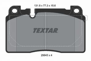 Textar 2564302 - Brzdové platničky -