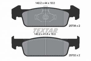 Textar 2573801 - Brzdové platničky -