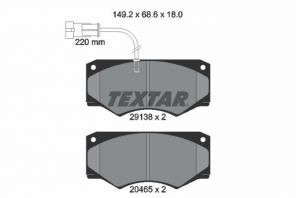Textar 2913801 - Brzdové platničky -