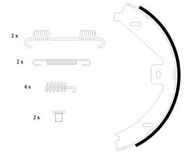 Textar 91069100 - Parkovacia brzda -