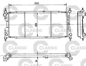 Valeo 231179 - Chladič vody -