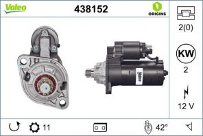 Valeo 438152 - Štartér -