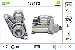 Valeo 438172 - Štartér -