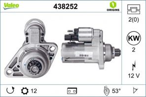 Valeo 438252 - Štartér -