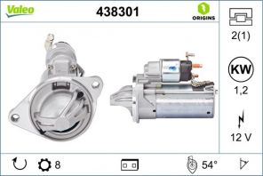 Valeo 438301 - Štartér -