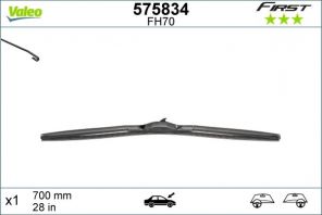 Valeo 575834 - Stieracia lišta -