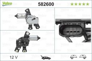 Valeo 582600 - Motor stieračov