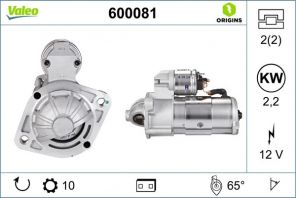 Valeo 600081 - Štartér -