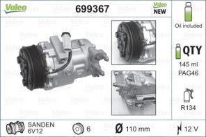 Valeo 699367 - Kompresor -