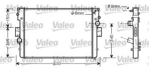 Valeo 734448 - Chladič vody -