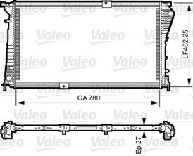 Valeo 734931 - Chladič vody -
