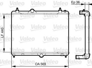 Valeo 735371 - Chladič vody -