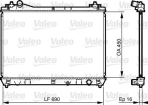 Valeo 735433 - Chladič vody -