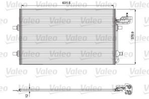 Valeo 814323 - Kondenzátor -