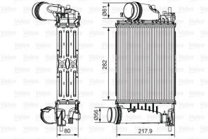 Valeo 817175 - Chladič plniaceho vzduchu -
