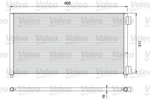 Valeo 818017 - Kondenzátor -