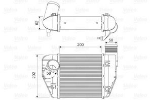 Valeo 818326 - Chladič plniaceho vzduchu -