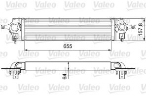 Valeo 818358 - Chladič plniaceho vzduchu -