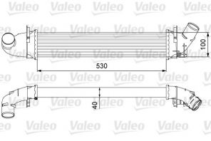 Valeo 818544 - Chladič plniaceho vzduchu -