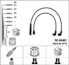 NGK 0714 - Zapaľovací kábel -