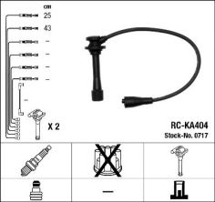 NGK 0717 - Zapaľovací kábel -