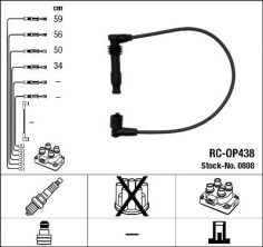 NGK 0808 - Zapaľovací kábel -