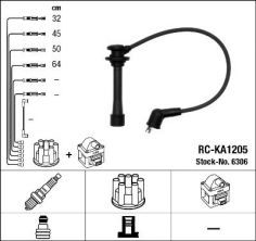 NGK 6306 - Zapaľovací kábel -