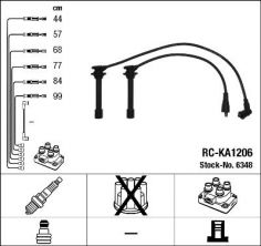 NGK 6348 - Zapaľovací kábel -