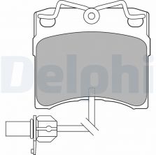 Delphi LP1535 - Brzdové platničky -