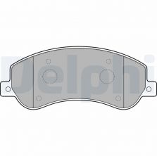 Delphi LP2257 - Brzdové platničky