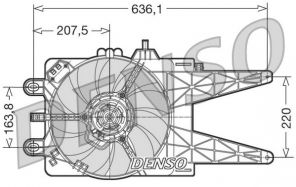 Denso DER09015 - Ventilátor motora