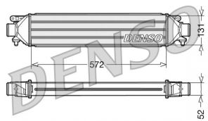 Denso DIT09107 - Chladič plniaceho vzduchu