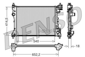 Denso DRM01005 - Chladič vody