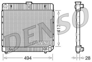 Denso DRM17021 - Chladič vody