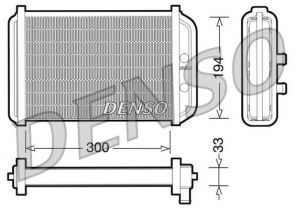 Denso DRR09033 - Výmenník tepla vnútorného kúrenia