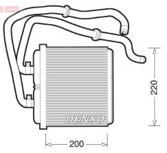 Denso DRR12003 - Výmenník tepla vnútorného kúrenia