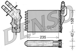 Denso DRR23001 - Výmenník tepla vnútorného kúrenia