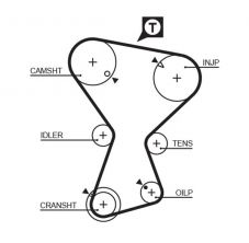 Gates 5375XS - Rozvodový remeň